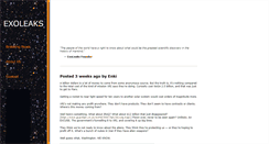 Desktop Screenshot of exoleaks.com
