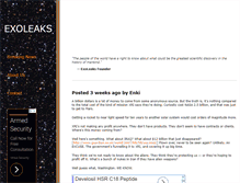 Tablet Screenshot of exoleaks.com
